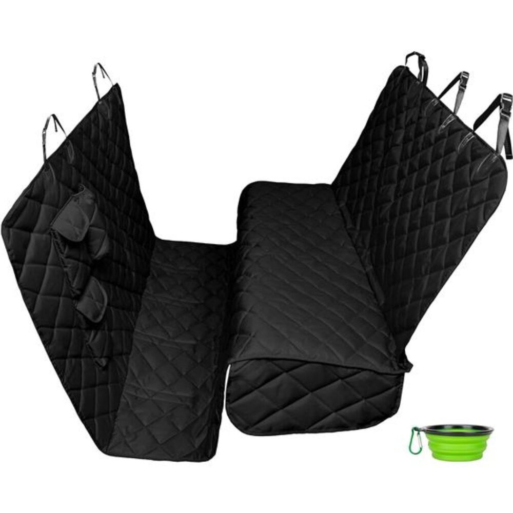 XXLExtra Wide (63”)&Extra Long(94”)with Floor Coverage Dog Seat Cover for Trucks